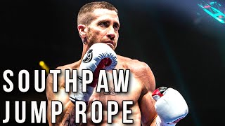 How to jump rope like Jake Gyllenhaal. SLOW MOTION tutorial of Southpaw jump rope trick!