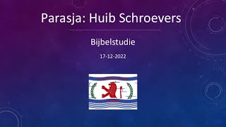 Shabbat 17 december 2022 | Bijbelstudie | Messiaanse gemeente Zeeland