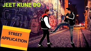 JKD 🏘️STREET APPLICATION 🥊🤛 - Bruce Lee's Martial Art