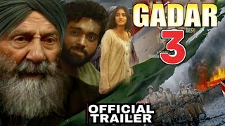 Gadar 3 - Hindustan Zindabad | Official Trailer | Sunny Deol | Ameesha | Utkarsh | Zee Studios films