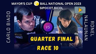 Quarter Finals | Carlo Biado VS Ronel Nalaunan A.K.A Toto Aklan Race 10