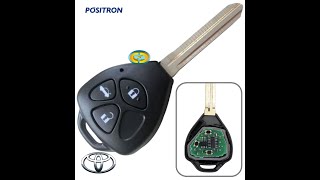 Controle Positron Toyota Corolla Chave 3 Botões - CD4752