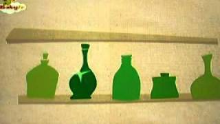 diez botellas verdes