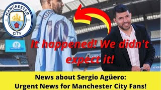 🚨WE DIDN'T EXPECT THIS!! IT HAPPENED TO SERGIO AGUERO! FORMER MANCHESTER CITY PLAYER