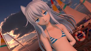 【MMD艦これ】 響 Hibiki 「Sea Breeze」 4k