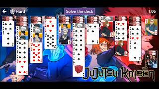 Microsoft Solitaire Collection | Jujutsu Kaisen Theme | Star Club - Spider: Hard I Challenge 3