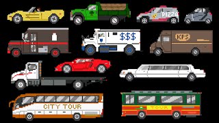 Street Vehicles 2 - Cars, Trucks & Buses - The Kids' Picture Show (Fun & Educational Learning Video)