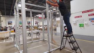 How to Install Clear SEG - Transparent Separation Barriers Material Installation