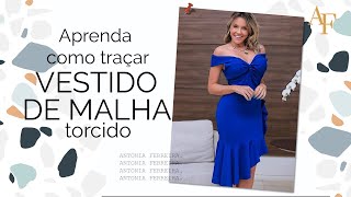 COMO TRAÇAR VESTIDO DE MALHA TORCIDO