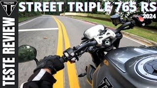 TRIUMPH STREET TRIPLE 765 RS 2024 - TESTAMOS A NAKED COM MOTOR DA MOTO 2 GP!