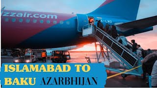 Travel with me: Islamabad to Baku Azerbaijan flight ✈️ Experience"