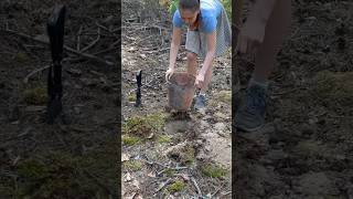 Camping Life Hack - A Bonfire Inside a Rotten Bucket