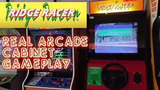 Ridge Racer - Real Arcade Gameplay on Upright Cabinet