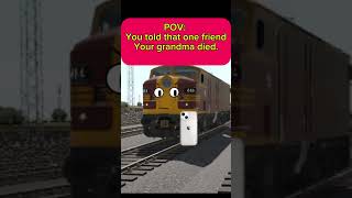 Railway lines blog: POV: You told that one friend. IB: @Onevilage #shorts