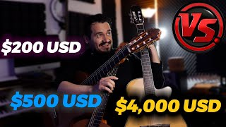 Comparo guitarra clásica de $200 USD vs 4,000 USD (Vale la pena???)