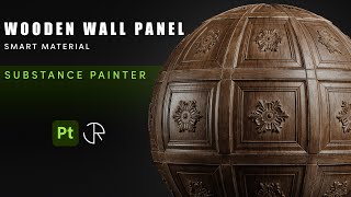 Substance Painter Tutorial | Wooden Wall Panel Material Breakdown