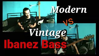 Vintage vs Modern Ibanez bass