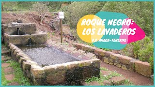 Senderos de Tenerife: Roque Negro-Los Lavaderos. Parque Rural de Anaga. Tenerife.