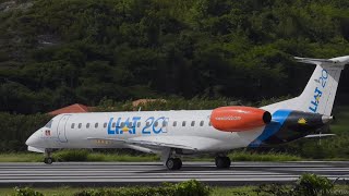 LIAT20 ERJ-145LR early morning departure from Antigua