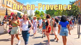 Aix en Provence, France - One of the most beautiful cities in Southern France-4K Ultra HD