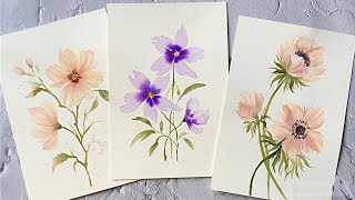 9- Day Watercolor Floral Challenge