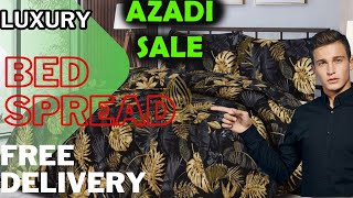 Azadi sale luxery bedspread,comforter,bed sheet 70% off 0328 6000753