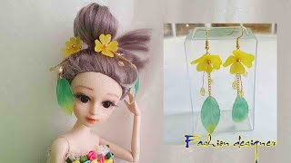 DIY Easy Miniature Doll Jewelry |Làm trang sức cho búp bê