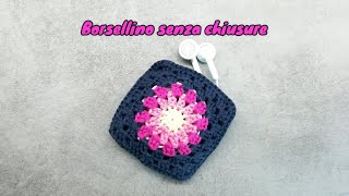 Tutorial borsellino pochette senza chiusura all'uncinetto - POPS!