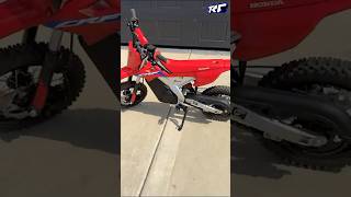 New graphics on the CRF-E2 pit bike. Thanks to 75Designs for the quick turnaround on them! #pitbike