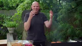 Tom Kerridge Makes A Humongous Spanish Chorizo Pork Burger