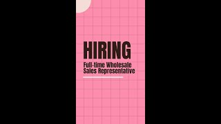 Cadie's Beauty is looking for a Full-time Wholesale Sales Representative