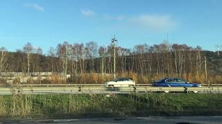 Real time driving from Gothenburg to Malmö Sweden full HD