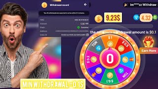 Minimum withdraw=0.1$ |No investment | Daily earning 10$/ day #money #ludo