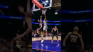 Victor Wembanyama Insane Poster Dunk On The Suns! 🥶 #shorts #nba #basketball