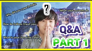 Q&A Part 1 :  Tell about me and my family  | Why i start youtube | By korean Gaana