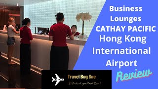 Cathay Pacific Hong Kong Business Lounges. BOEING 777-300ER Business Class to Sydney