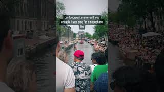 Pride canal parade 2024 Amsterdam #jesusiscomingsoon