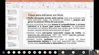 Aula penal  27 05   Psicologia aplicada ao Direito   1