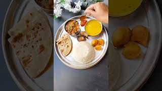 Indian Thali/Desi Thali #thali #shorts #trending #food #cooking #recipe #foodie