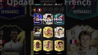 Update of France team