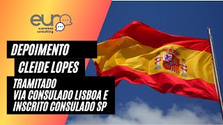 Depoimento Cleide Lopes, residente em Portugal, que tramitou a nacionalidade espanhola conosco.