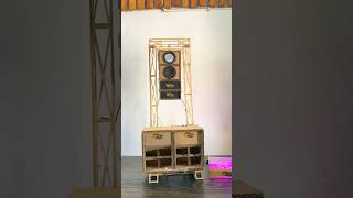 Box supali sound miniatur dari kardus dan lampu #shortvideo #shorts #short #soundsystem #youtube