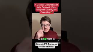 Concise Explanation of Why Farmers in Each European Country Are Protesting 🚜 #agriculture #farming