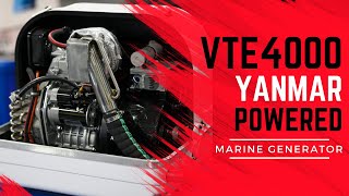 VTE4000 Yanmar Powered marine Generator Overview