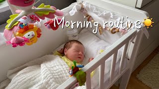 Утро с реборном Луи Morning with reborn baby 🍼