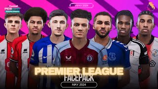 Premier League Facepack Update Efootball Pes2021 & FL24 (SIDER) PC