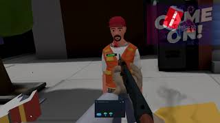 Shooting up the Streets on Frenzy vr (Steam vr) Meta Quest 2 gameplay