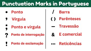 Punctuation Marks in Portuguese