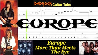 More Than Meets The Eye - Europe - Guitar + Bass TABS Lesson