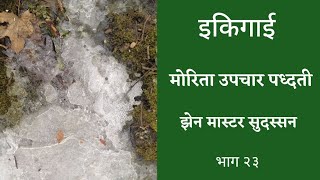 मोरिता उपचार पध्दत Ikigai - झेन मास्टर सुदस्सन